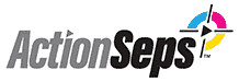ActionSeps™ Logo - Simulated Spot Process Separation Software for Screen Printers
