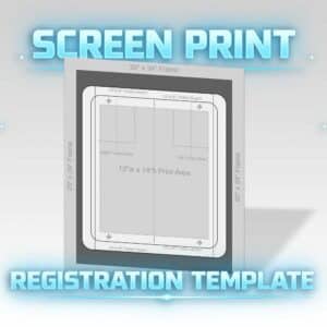 Screen Print Registration Temple Pre-Press Multi-Color Screen Registration