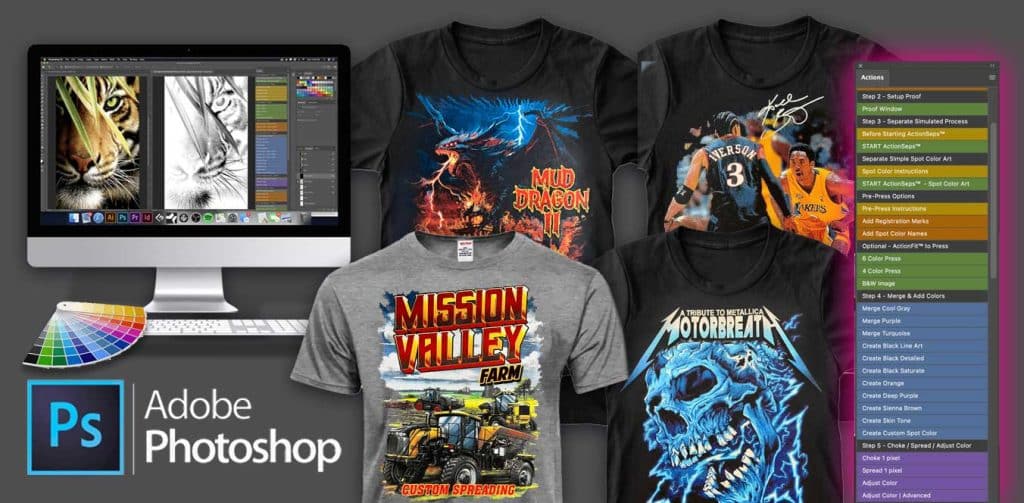 ActionSeps Separation Software for Screen Print comes with a Training Course