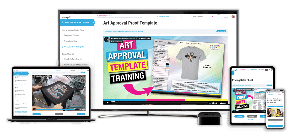 Screen Print Business Start Pack ActionSeps™