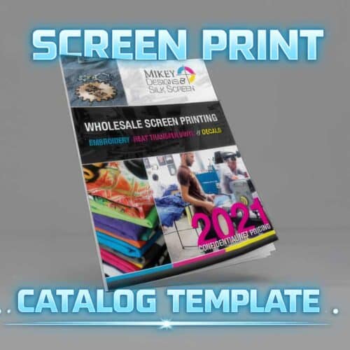Screen Print Catalog Template