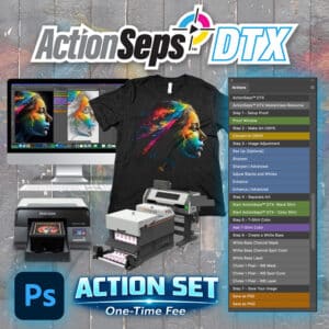 ActionSeps™ DTX DTG DTF Separation Halftone Software