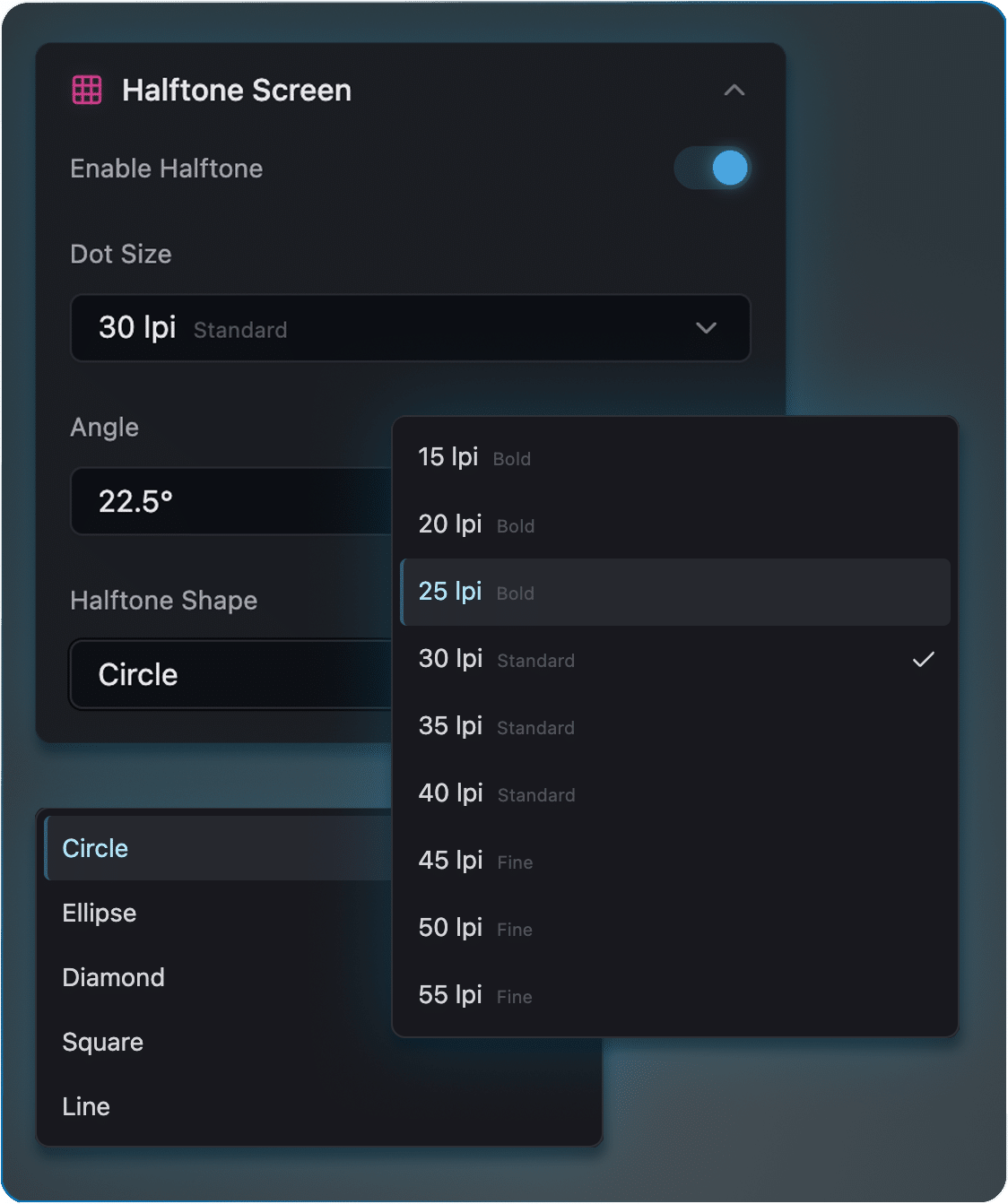 ActionSeps DTX Live browser-based DTF and DTG separation software generating clean halftones and print-ready artwork