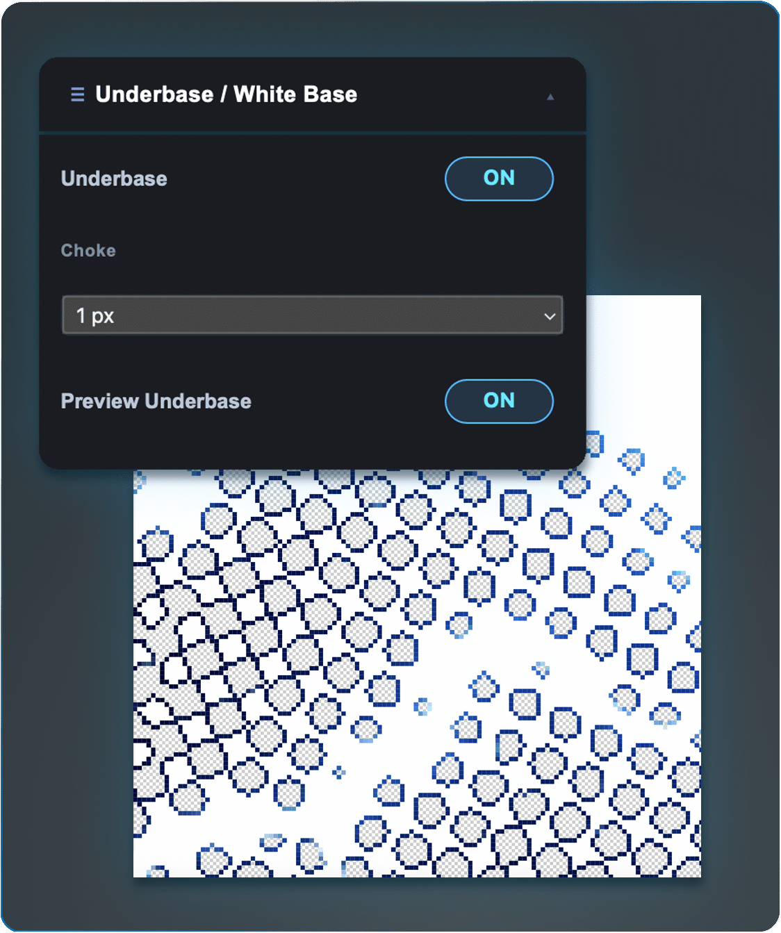 DTF halftone generator Photoshop plugin ActionSeps DTX Live workflow preview