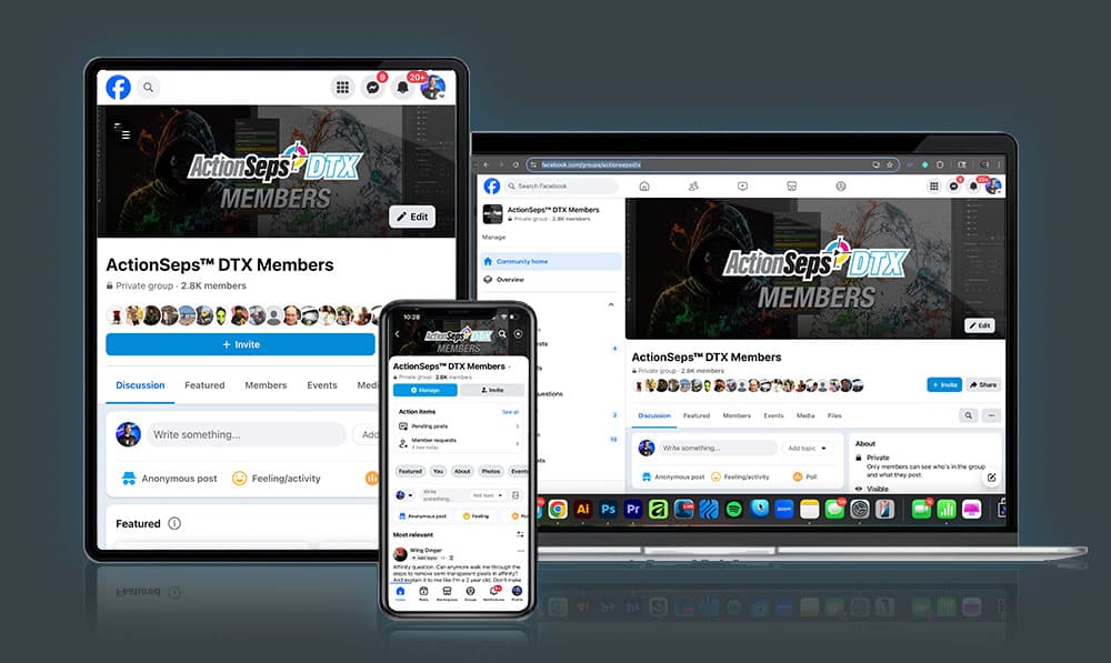 ActionSeps DTX Live DTF and DTG separation web application for halftone artwork preparation and garment printing. Members only Facebook group as a Bonus!
