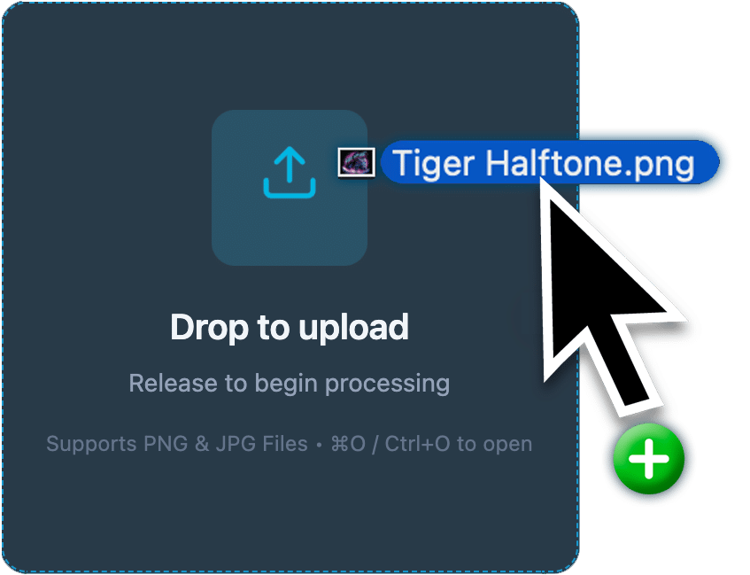 Upload artwork to ActionSeps DTX Live web app to create professional DTF and DTG separations without Photoshop