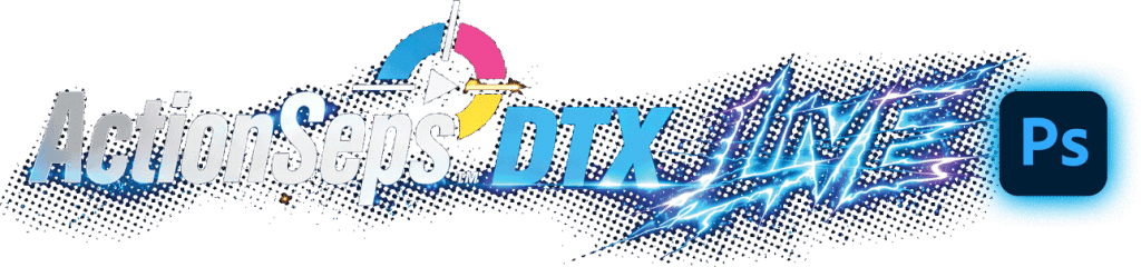 ActionSeps DTX Live Photoshop Plugin DTF and DTG separation application for halftone artwork preparation and garment printing